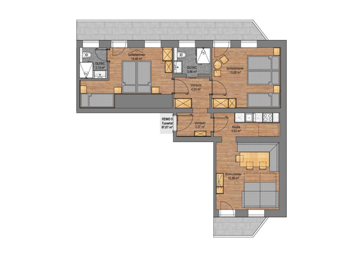 Apartments Rosenhof Mayrhofen Exterior photo